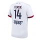 Paris Saint-Germain Desire Doue #14 Gostujuci Dres 2025-26 Kratak Rukav